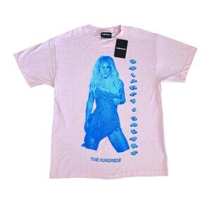 The Hundreds x Britney Spears Baby Pink T-Shirt Size Medium NWT